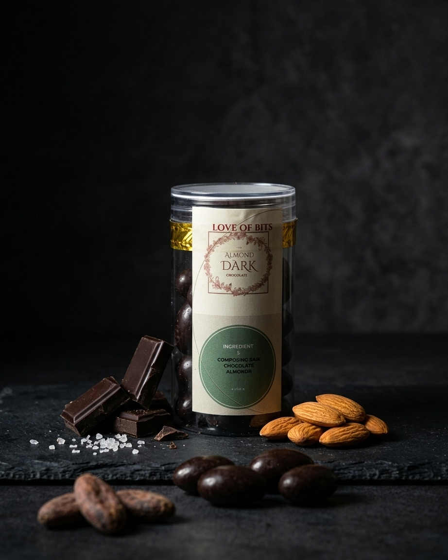 Dark almonds chocolate, JAR