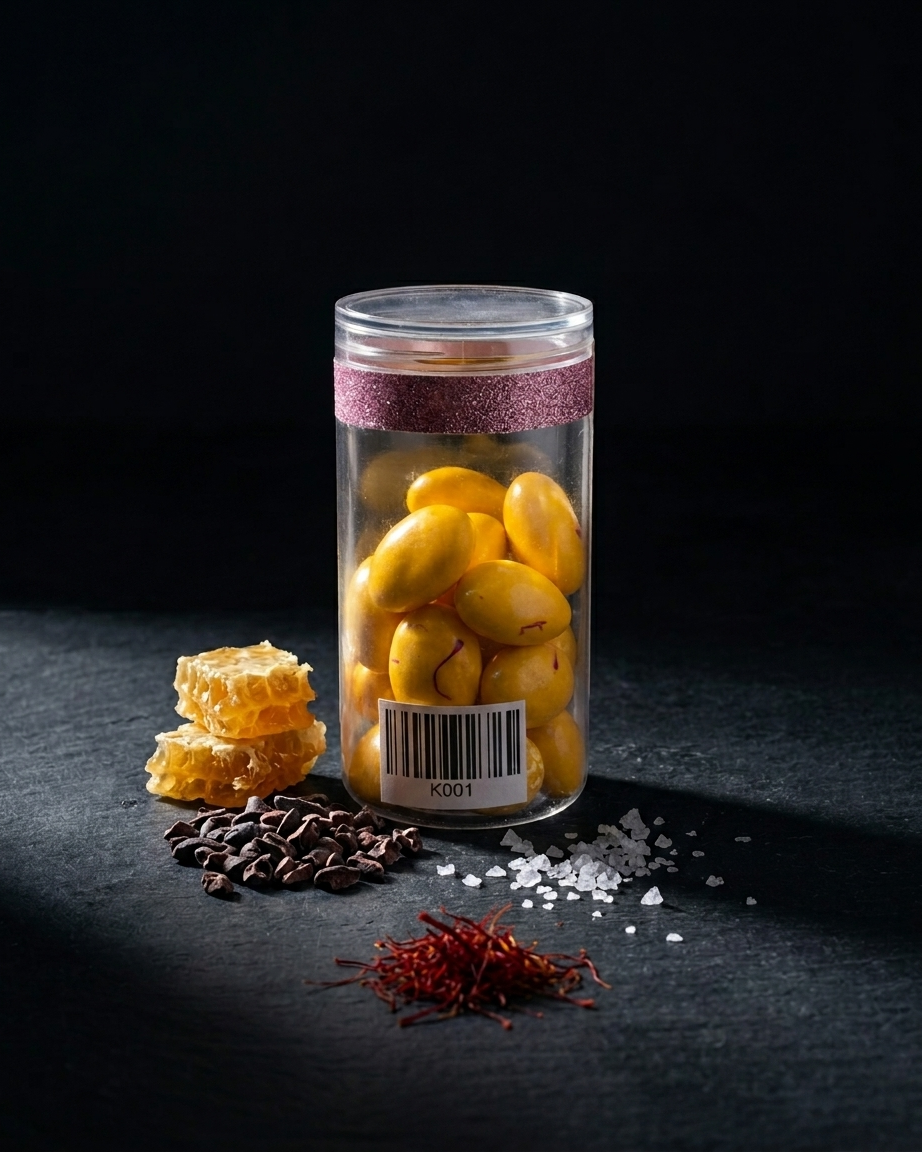 Keser almonds chocolate Jar box